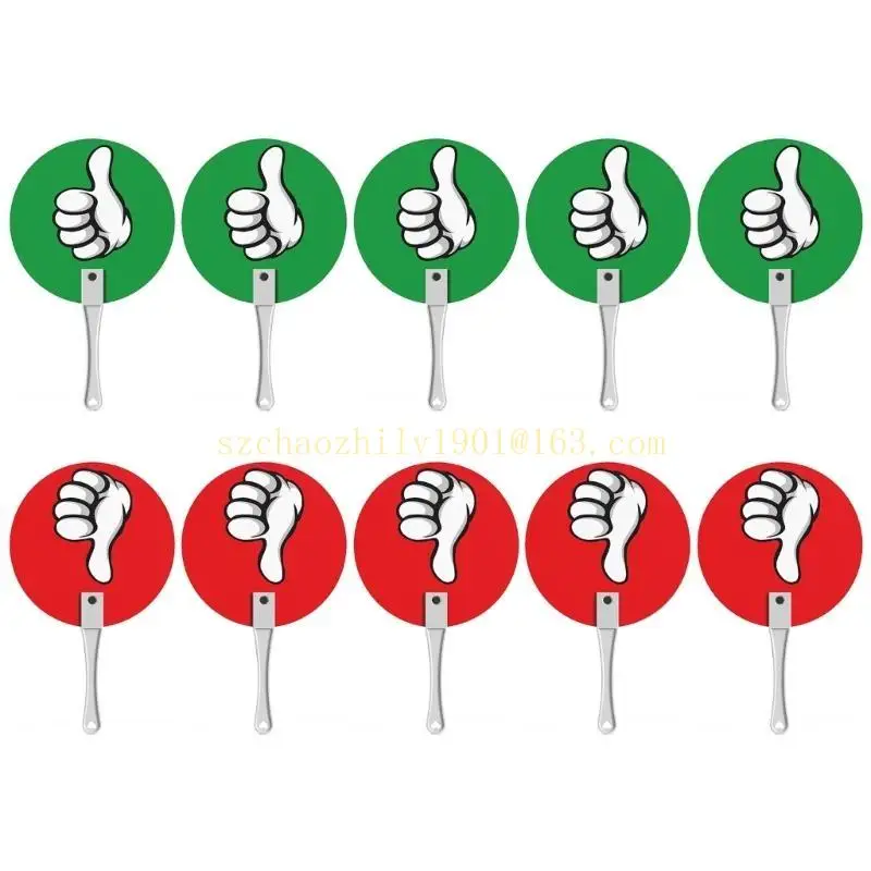 62KA 10 шт. Да, нет классных знаков, большой палец вверх, весло для голосования в классе