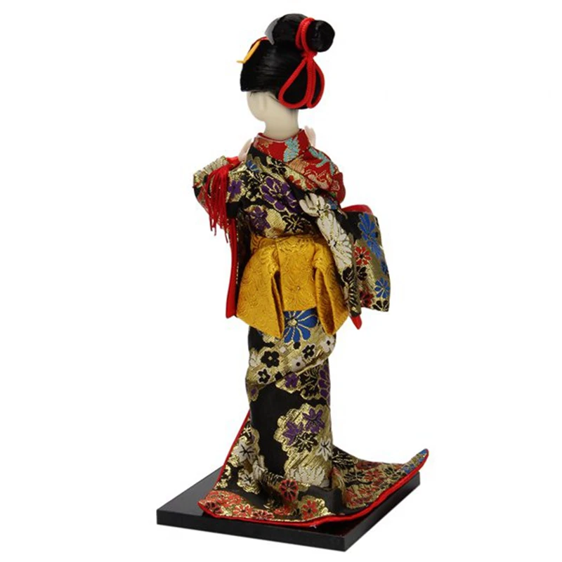 Kimono japonais traditionnel, sculpture de beurre de geisha, vintage, 12 pouces