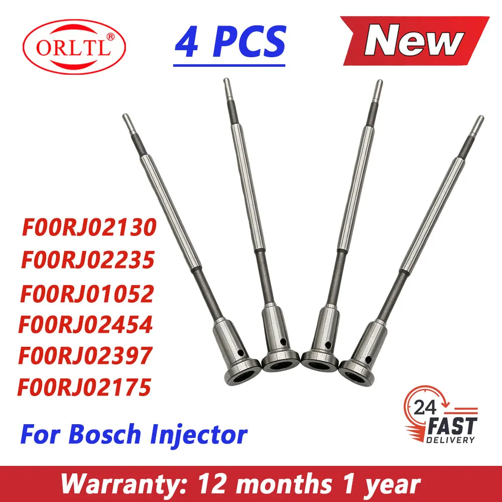 

4PCS New F00RJ02130 F00RJ02235 F00RJ01052 F00RJ02454 F00RJ02397 F00RJ02175 Diesel Injector Control Valve For BOSCH