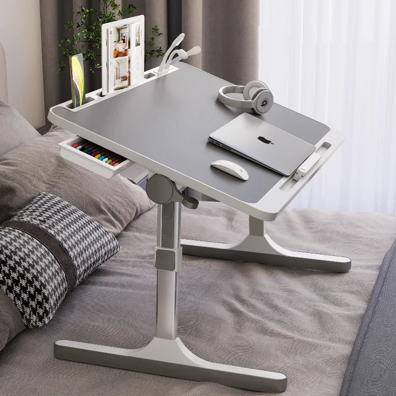 Height Adjustable Folding Bedside Desk Dormitory Students Study Table Coffee Table Living Room Side Table Tea Table Living Room