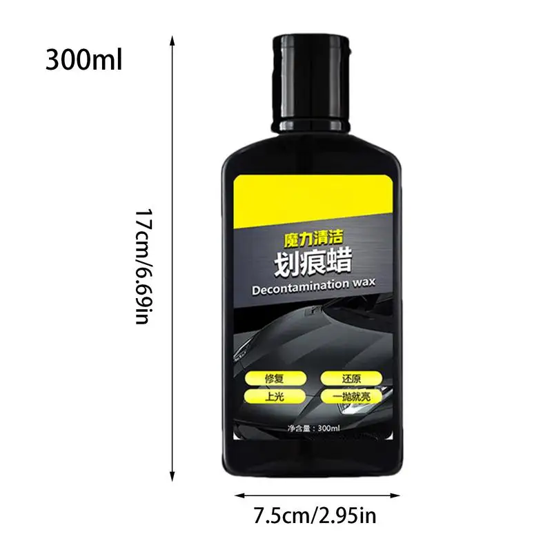 Auto Paint Scratch Remover Auto Scratch Paint Cleaner 300ml Car Paint Restorer Buffing Compound Multifunctional Auto Scratch Wax