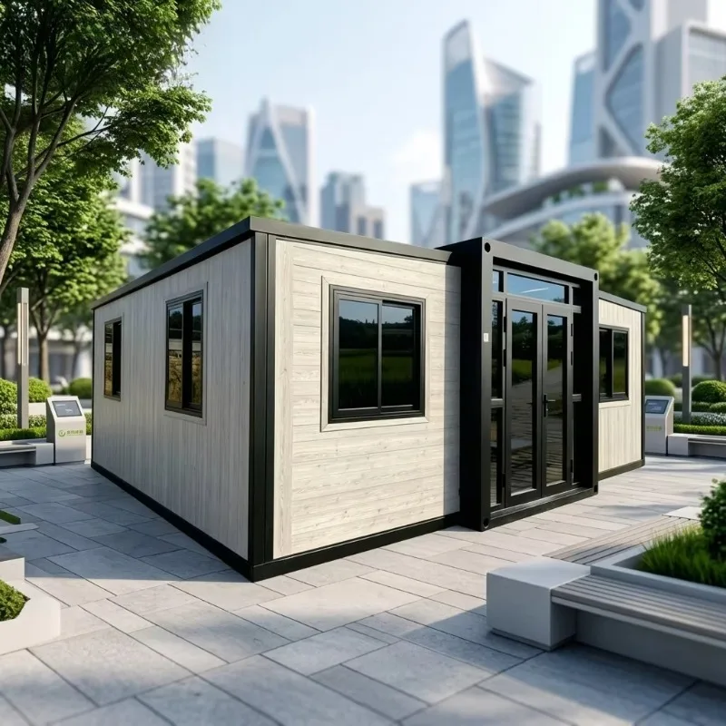 20ft Modular Pod with Interactive Screen Support for Tourist Information Center and Smart City Public Service Kiosks Customized