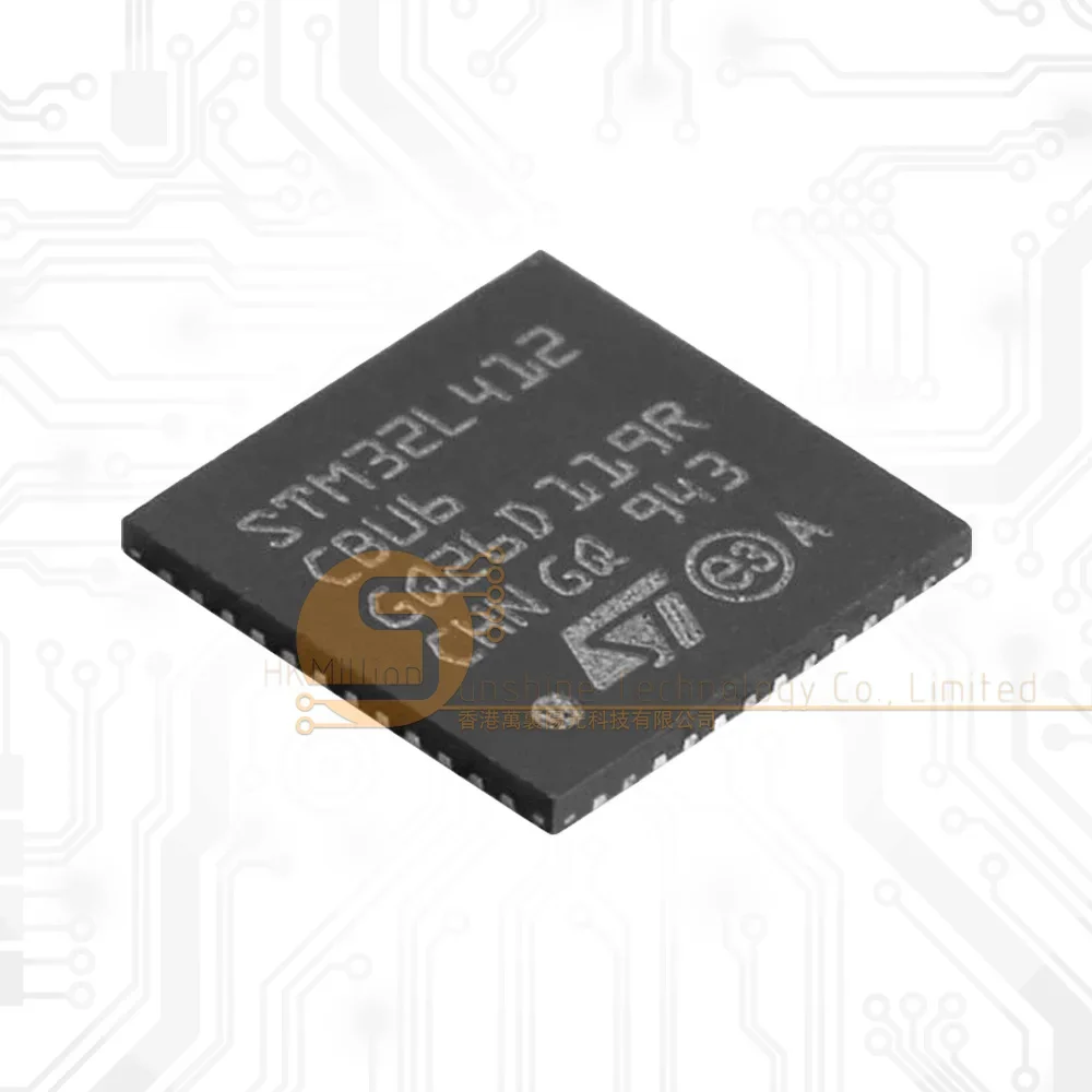 2-10pcs/lot STM32L412 CBU6 QFN48 Original STM32 Microcontroller QFN-48 Chip STM32L412CBU6