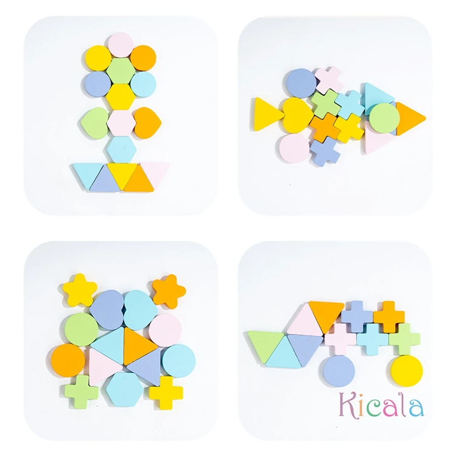 لوحة مطابقة الألوان على شكل التعليم المبكر للأطفال، ألعاب مونتيسوري للتدريب على التفكير المنطقي، التعرف على الألوان، لغز Parish