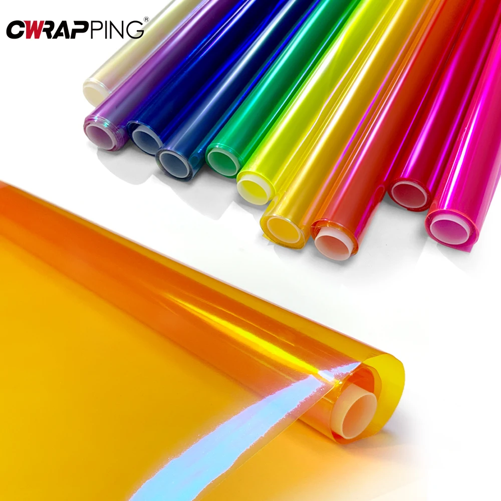 Auto Headlight Protective Film Waterproof Wrap Vinyl Film Chameleon Car Headlight Tint Fog Light Taillight for Car Accessories view 6