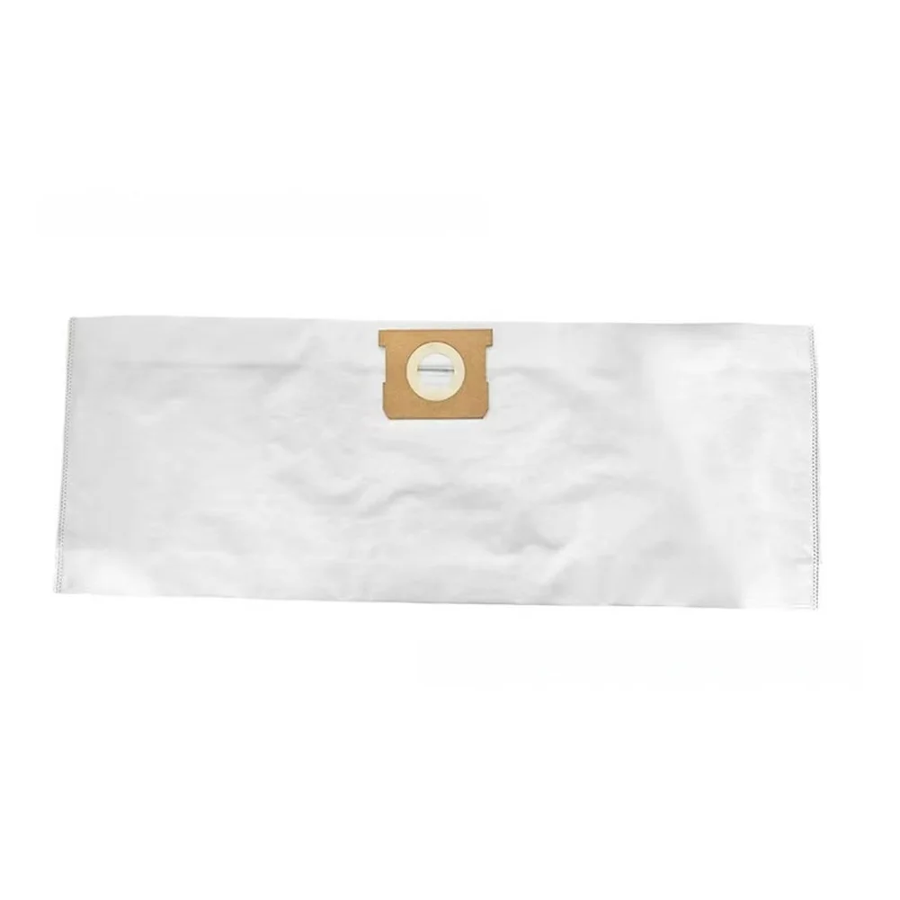 For Karcher WD1 MV1 Filtration Part 2.863-297.0 White Color Nonwoven Vacuum Dirt Sacks 5Pcs High Performance Grime Animal Hair