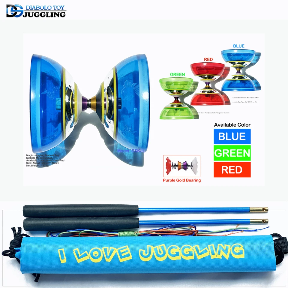Diabolo Toy Professional Chinese Yo-yo Acrobatics Juggling Show