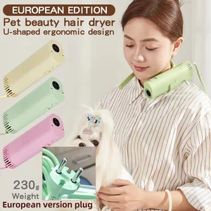 애완 동물 손질 헤어 드라이어, 고전력, 침묵, 에너지 절약, 개 아름다움 빠른 건조 모발, 220V가있는 국가에만 적합합니다. 10 최고의 영업 개 헤어 드라이어 - №6