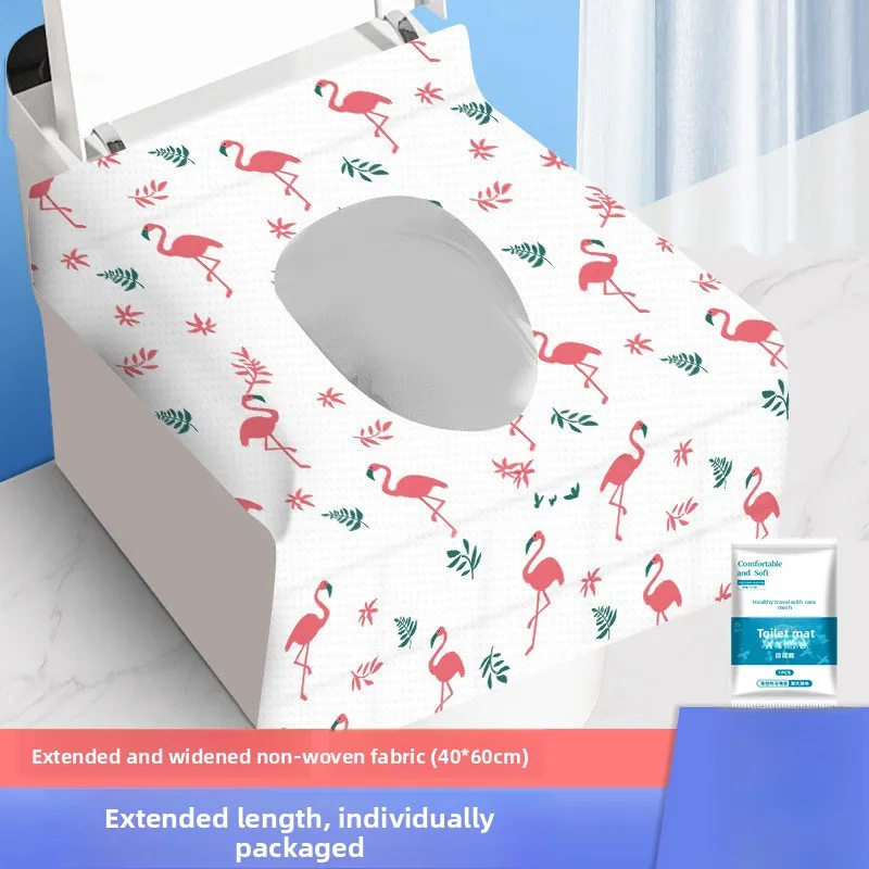 Toilet Seat Cover Disposable,10 Pack Extra Large Full Cover Individually Wrapped Portable for Travel Perfect for Adults and Kids