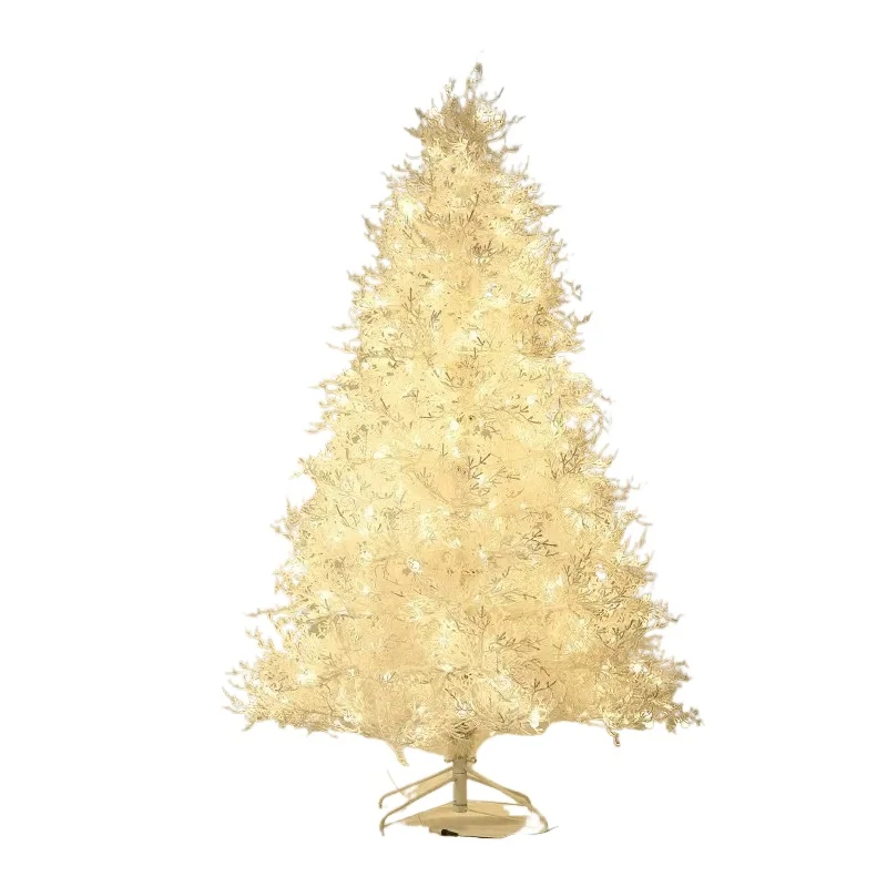 

Christmas tree dead branch tree flocking Christmas tree with its own lights