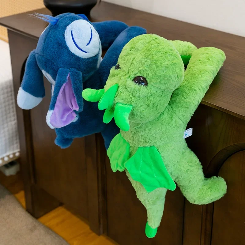 Jouets en peluche Disney Lilo & Stitch, poupées en peluche à suspendre, dessin animé Kawaii, oreillers en peluche doux, 45cm, cadeaux de noël pour enfants