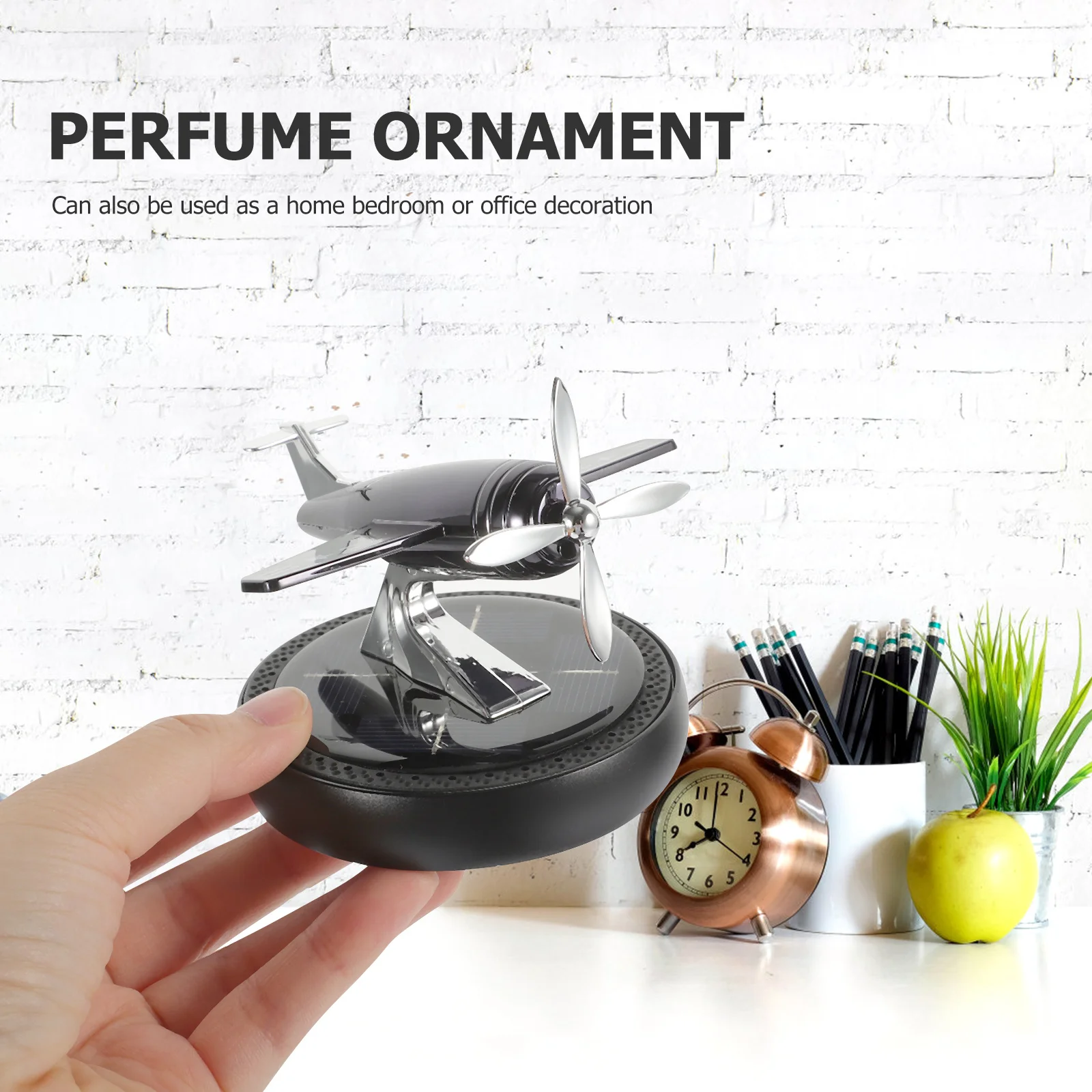 

Car Interior Decoration Air Freshener Fragrance Diffuser Black Auto Dashboard Aromatherapy Ornaments