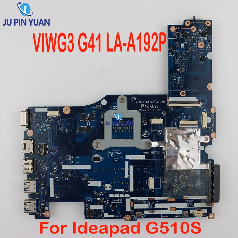 

VIWG3 G4 LA-A192P Laptop Motherboard For Lenovo Ideapad G510S 15.6 Inch HM86 DDR3 Main Board Full Test