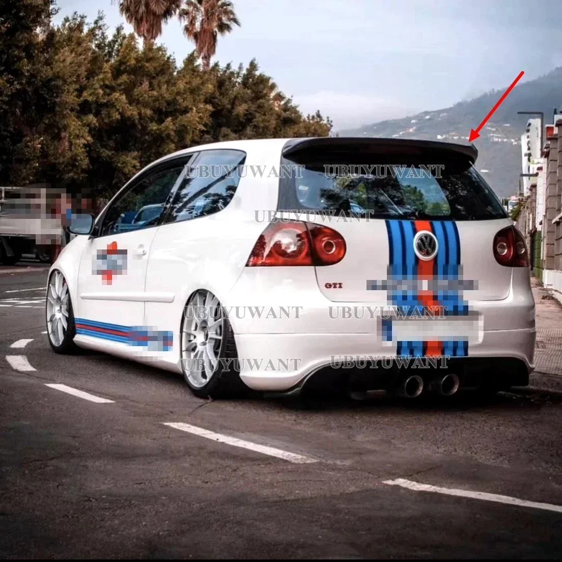 

Спойлер для VW Golf 5 GTI mk5 R32, высококачественный спортивный спойлер на крышу автомобиля