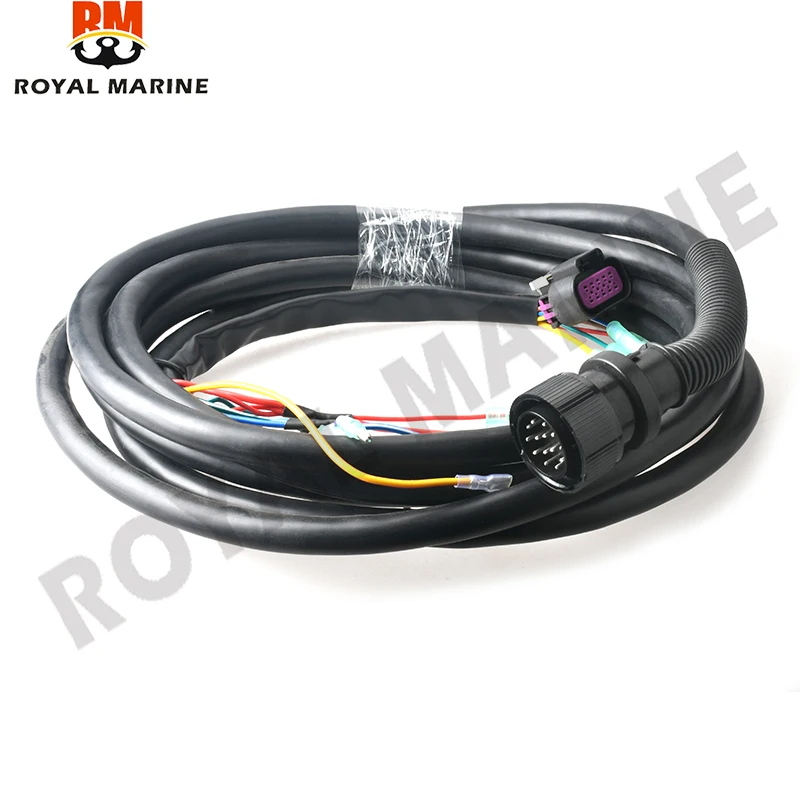 896536T01 Cable Main Wire Harness for Mercury Outboard Engine 14P Remote Control Box 14 Pins 15FT boat engine parts