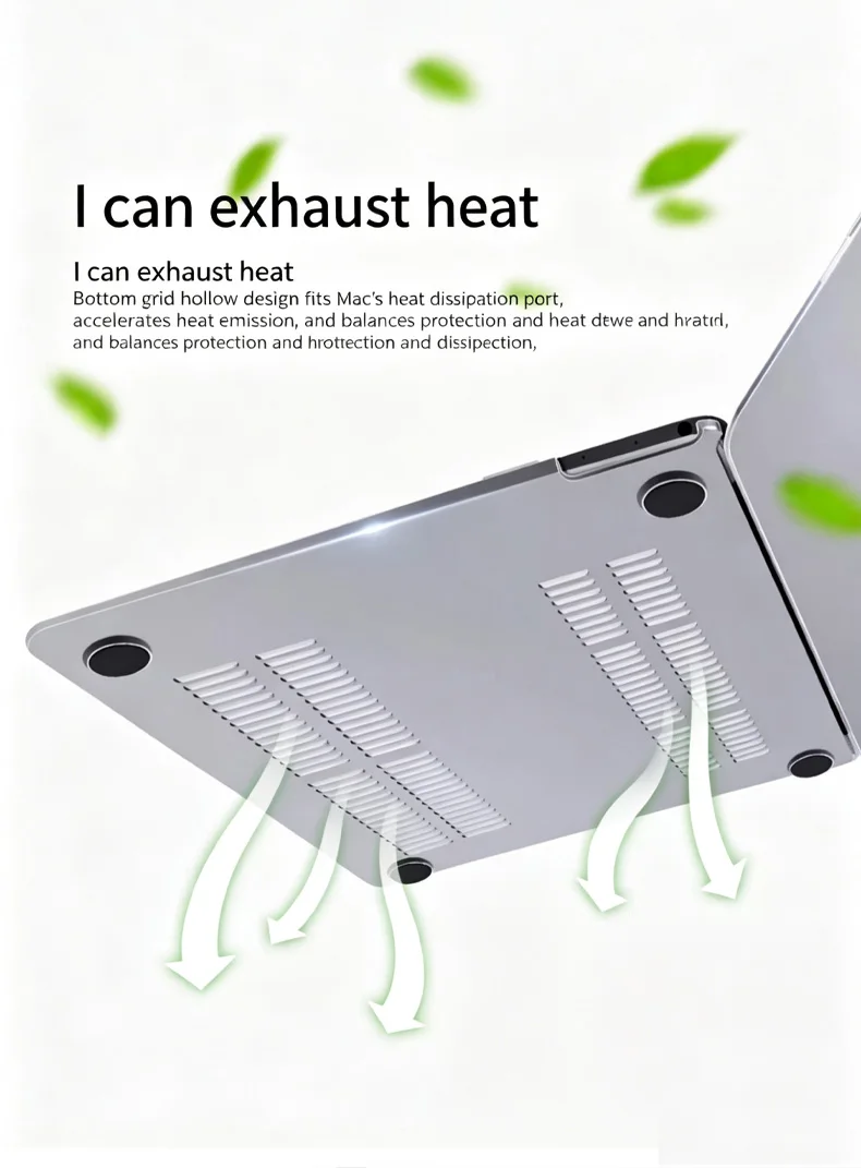 Etui 2026 do Macbooka Neo M2 13 M1 Pro 13 kompatybilne z AirM3 15 Mac Hard Shell Retina A2681 Pokrowiec na laptopa — zdjęcie produktu 2