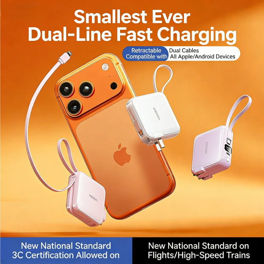 

CCC 3в1 10000 мАч внешний аккумулятор переменного тока со встроенным кабелем 22 Вт быстрая зарядка портативный внешний аккумулятор для Iphone 6-17 Pro Samsung