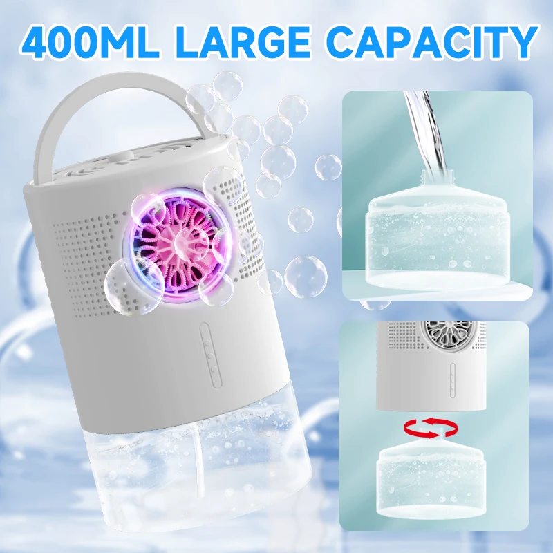 Eine runde Seifenblasenmaschine speziell für Outdoor-Partys mit einem Fassungsvermögen von 400 ml, ist ein tragbarer, langlebiger, großer Kapazität