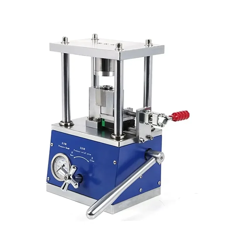 18650 Cell Crimper Manual Hydraulic Cylinder Sealing Machine Battery Crimper Lithium Ion Battery