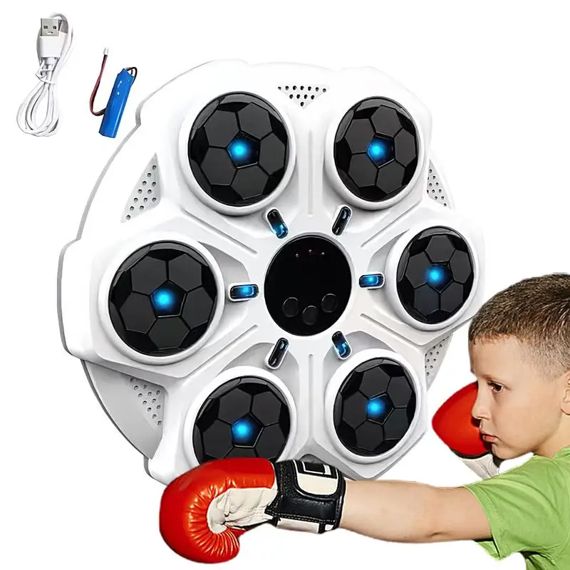 Music Boxing Machine Boxing Training Machine Punch Box Interactive Boxing Music Workout Machine Wall Boxing Punching Pad Workout