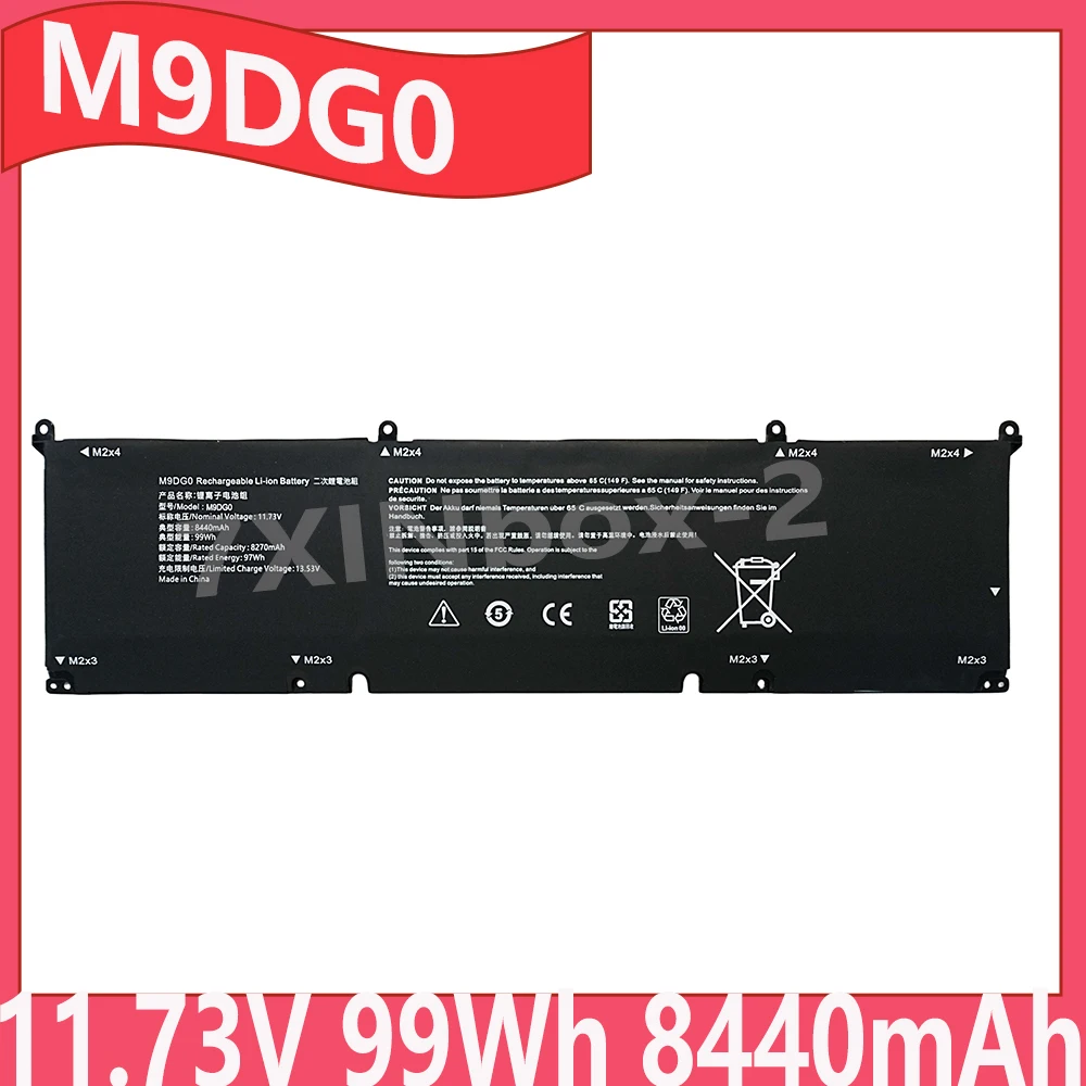 M9DG0 11.73V 99Wh 8440mAh OEM Laptop Battery For Dell Alienware M16 R2 Inspiron 16 7640 P0FWH P0WFH 0HGJCY