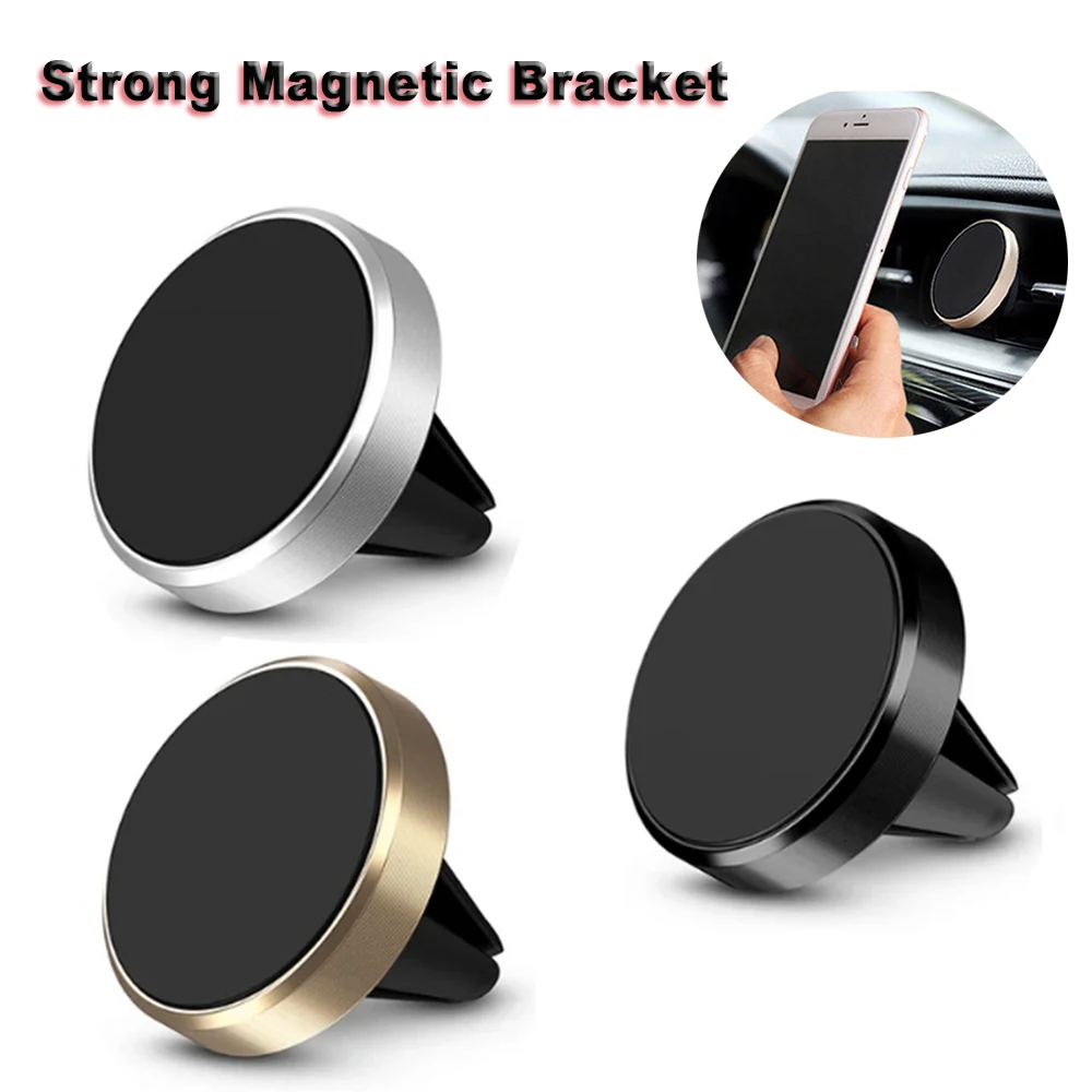 Magnetic Car Phone Holder Air Vent Mount Universal Mobile Smartphone Stand Bracket Magnet Support Cell Holder For Phone In Car