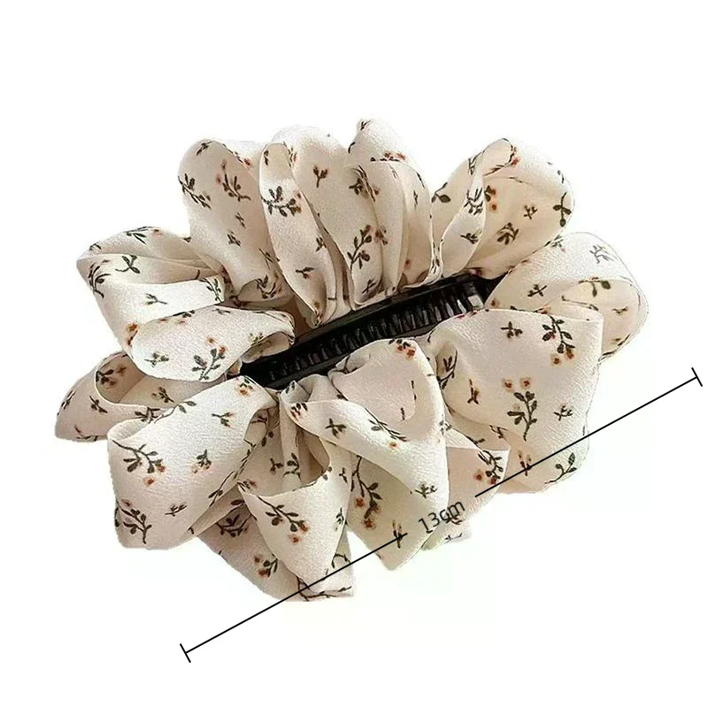 قطعة واحدة من مشبك الموز الصغير المستوحى من السحابة، يكبر بكميات كبيرة من الشعر، ملحقات مشبك كعكة الشعر النسائية الجديدة #6