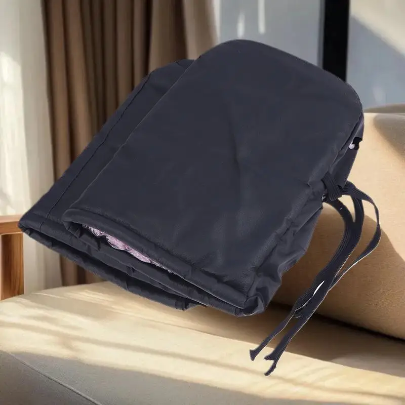 زوج من القفازات الساخنة لركوب الدراجات في الشتاء - جلد PU مقاوم للمطر والرياح، أغطية بمقبض سميك