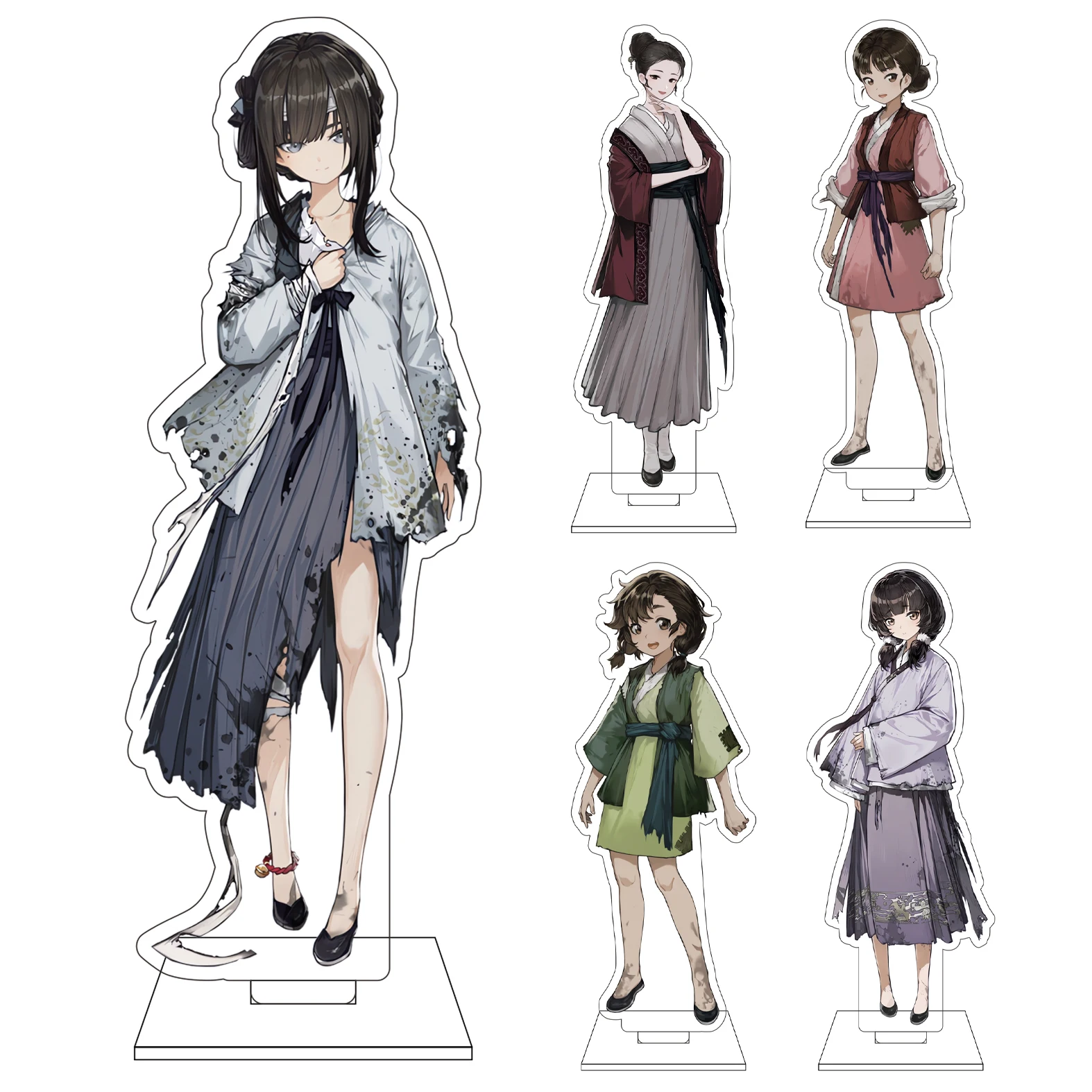 

16CM Anime The Hungry Lamb: Traveling in the Late Ming Dynasty Cosplay Acrylic Figure Stand Plate Qionghua Liang Ornaments Gift