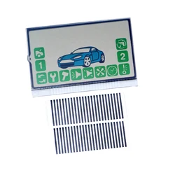 5PCS/lot A92 Keychain LCD Display Screen With Flexible Cable Zebra Stripes for Key StarLine A92 A94 LCD remote control Car Alarm