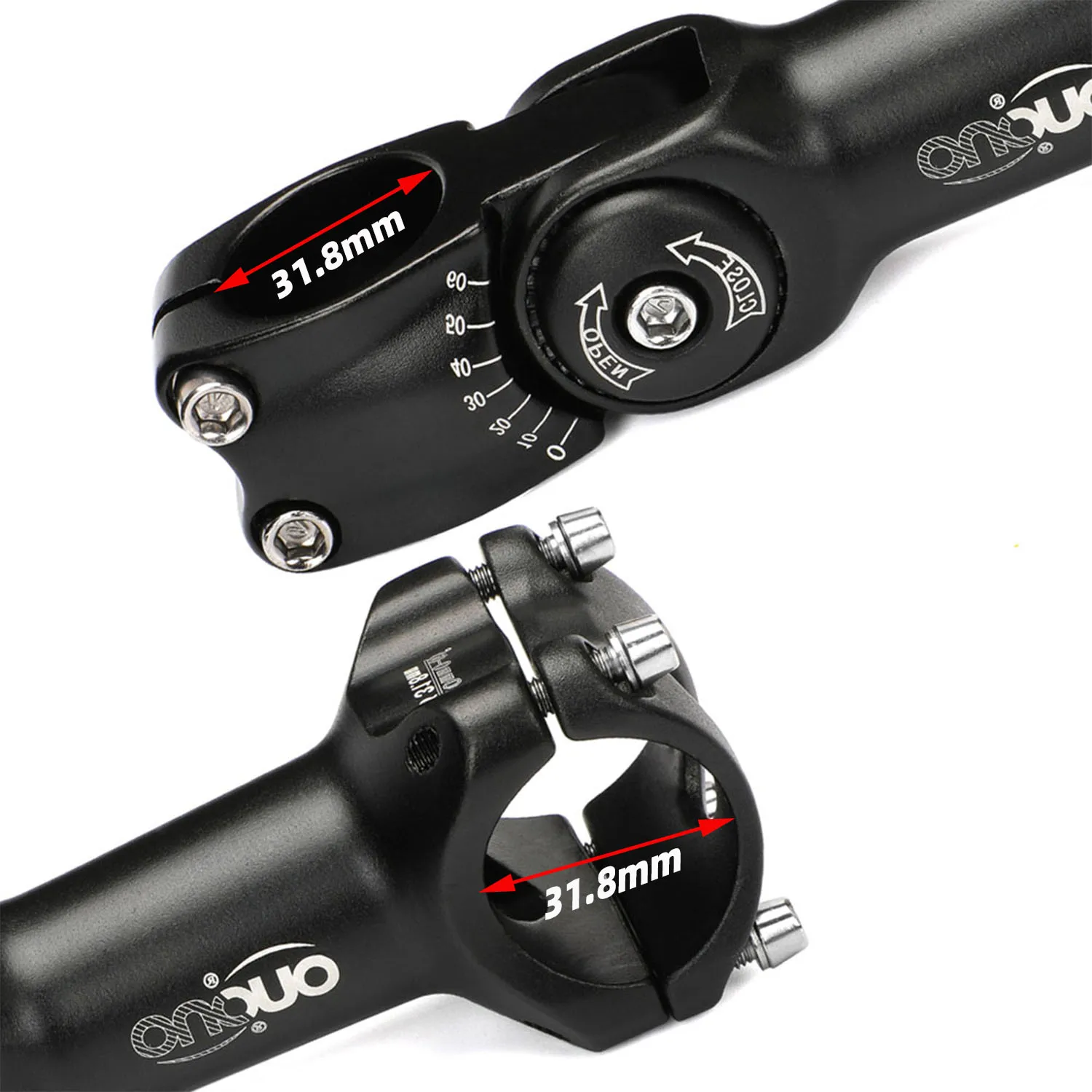 OUO قوة الجبلية ل العملاق OD2 31.8 مللي متر CNC قابل للتعديل جذع دراجة الناهض 31.8 مللي متر المقود الجذعية دراجة شوكة طاولة الدراجة الوجبات الجاهزة