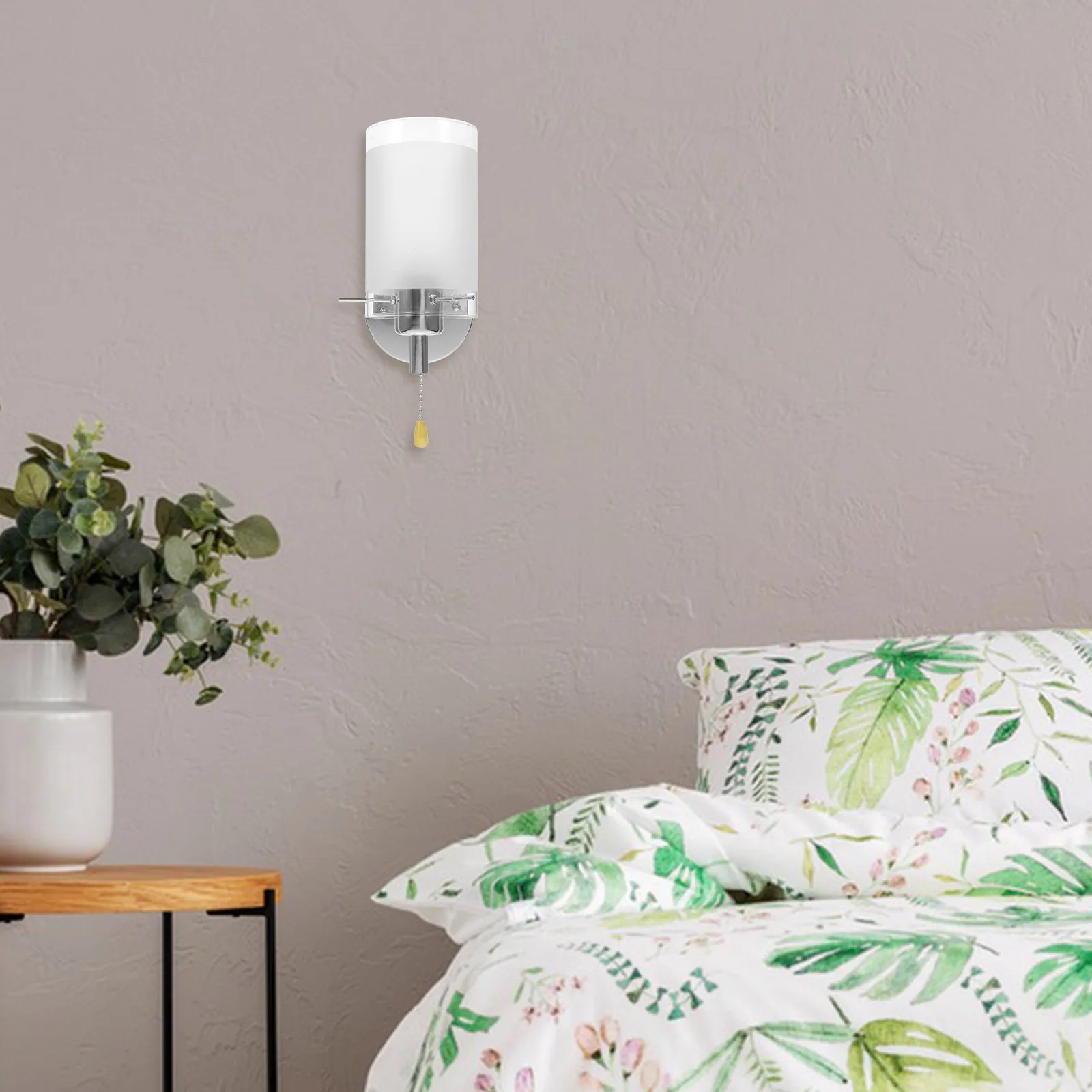 

Bedroom Lights for Wall Indoor Industrial Fixture Fixtures Modern Boho Lamp with Pull Chain Switch