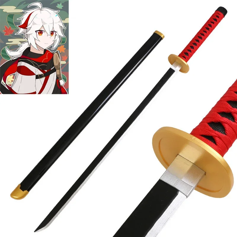 

Hotest Cosplay Genshin Impact 40inch Wood Assembled Katana Role Play Keadehara Kazuha Weapon Game Sword Model 102cm