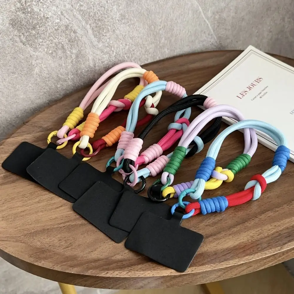 Korean Mobile Phone Knot Cute Coloful Phone Hand Bracelet Chain Portable Anti-loss for iPhone 15 14 Pro Max/Samsung Flip 4