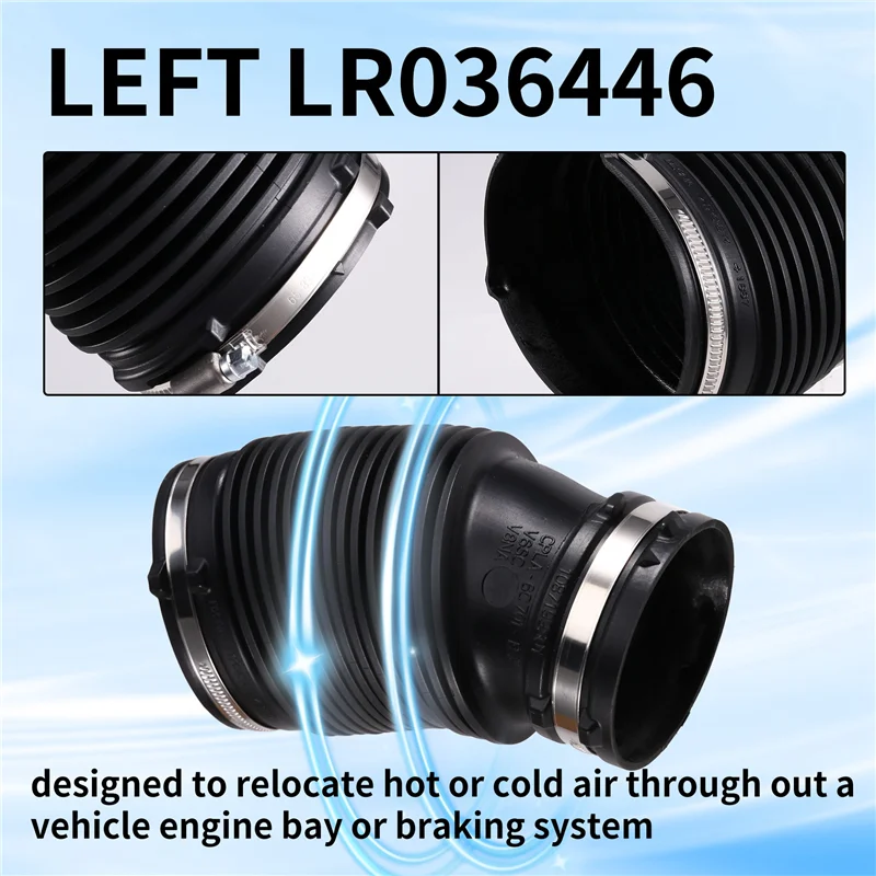 

Engine Air Intake Inlet Pipe For Land Rover Range Rover L405 Sport L494 Discovery 5 L462 3.0 V6