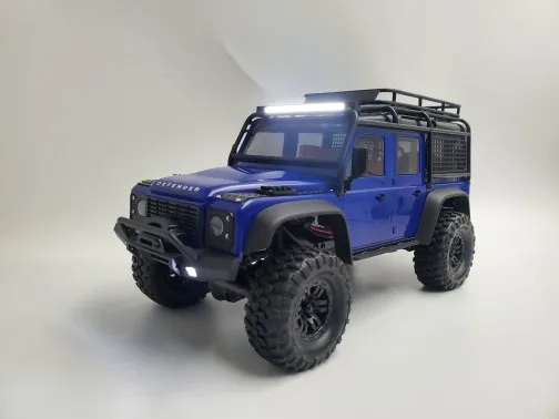 TRX4M LED Roof Spotlight Lamp Car for 1/18 RC Crawler Car Traxxas TRX4-M Defender Upgrade Parts