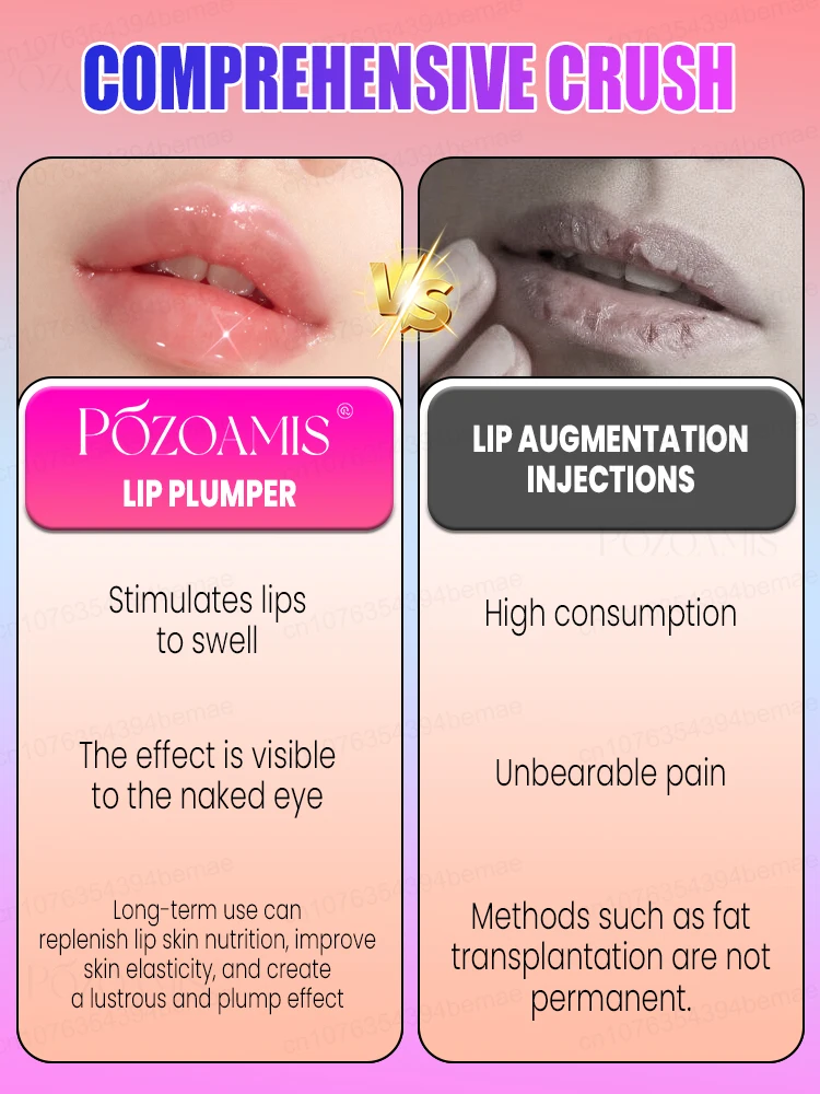 Professional and gentle formula instantly plumps your lips and makes every smile more charming