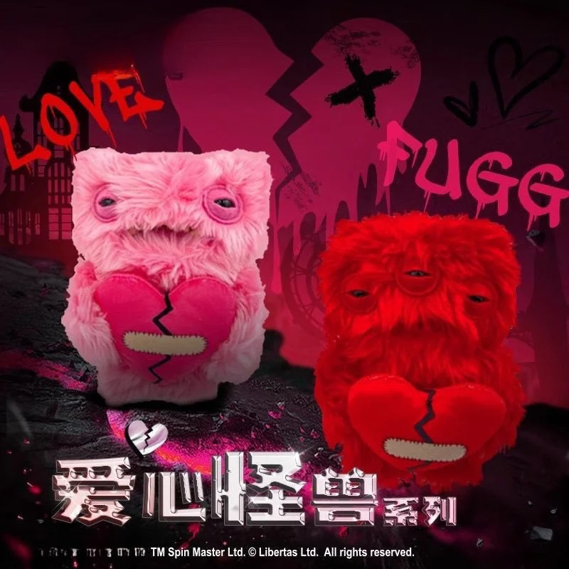 En Stock, 23cm, 100% Original, juguetes de peluche Fuggler, monstruo feo, serie de monstruos de amor, lindo monstruo de diente, relleno, muñecos de peluche, juguetes, regalos