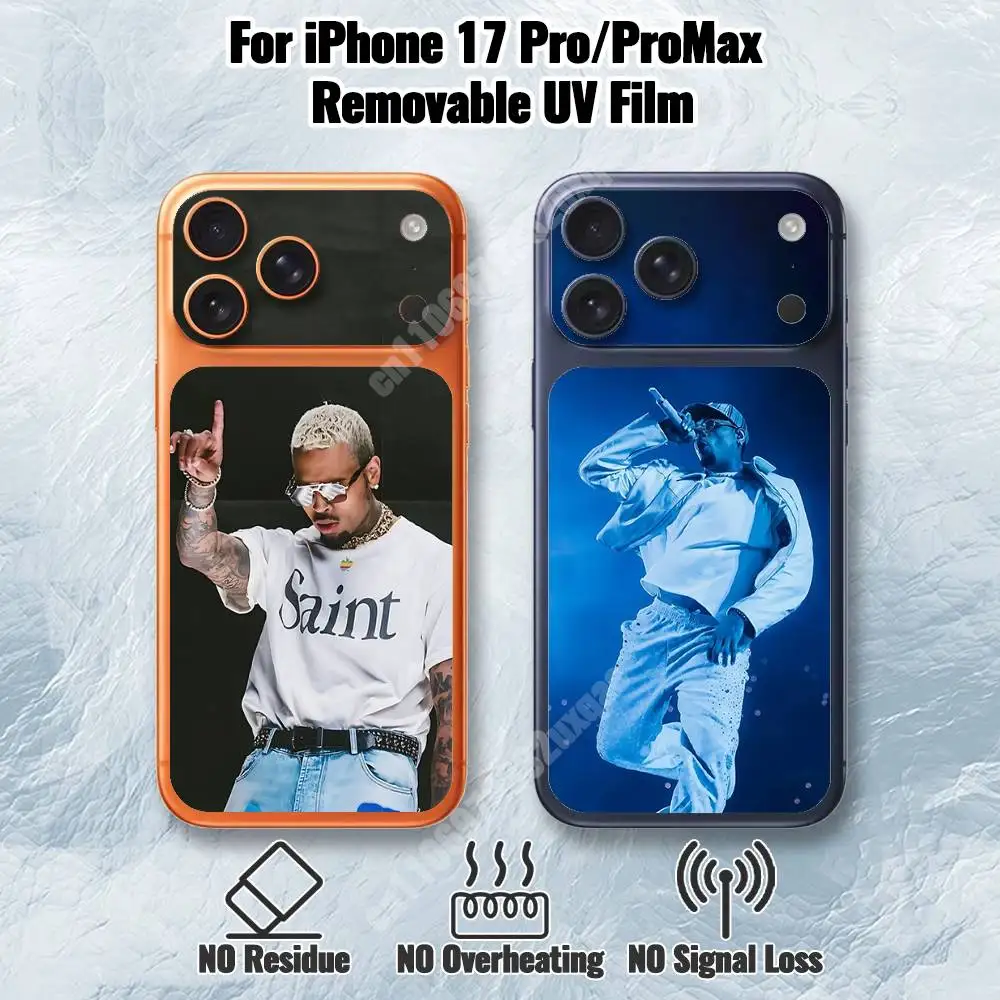 

C-Chris Breezy Brown-S Removable UV Film for iPhone 17 Pro 17 ProMax HD Decal Skin