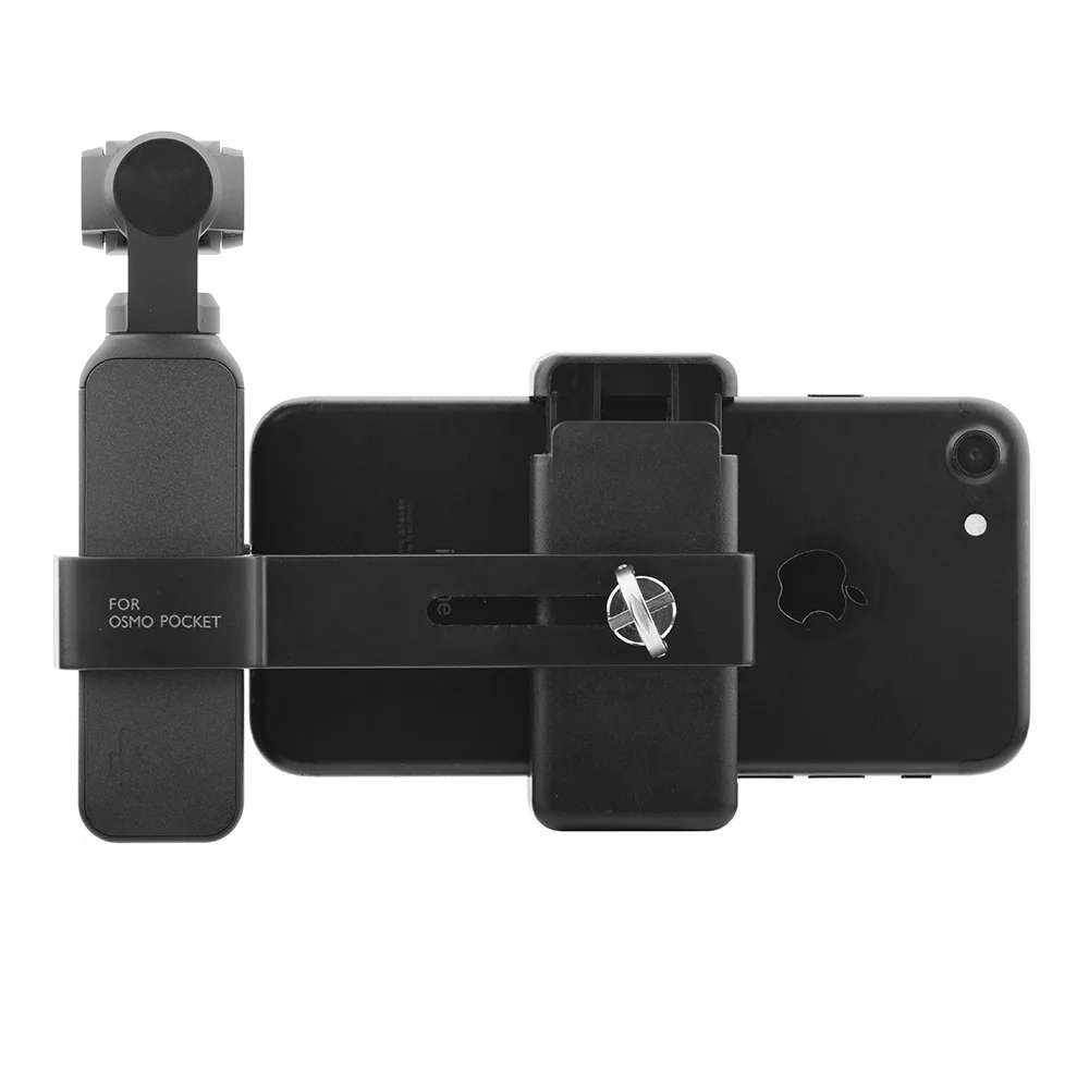 Soporte de montaje de teléfono para DJI OSMO Pocket/Pocket 2 Gimbal Camera, adaptador de conector de teléfono inteligente, soporte de Clip fijador,