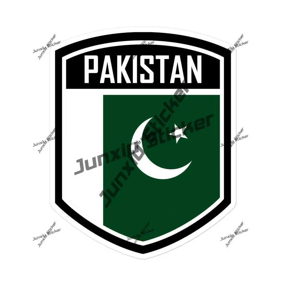 

Pakistan Flag Emblem Sticker.Your Patriotism with High-Quality Vinyl Decals Cover Scratches Durable Waterproof Accessories