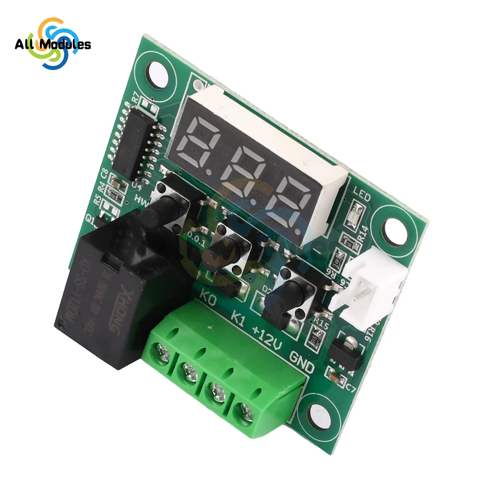 W1209 Digital Temperature Controller Module -55℃~120℃ Temperature Control Switch NTC Waterproof Sensor Probe