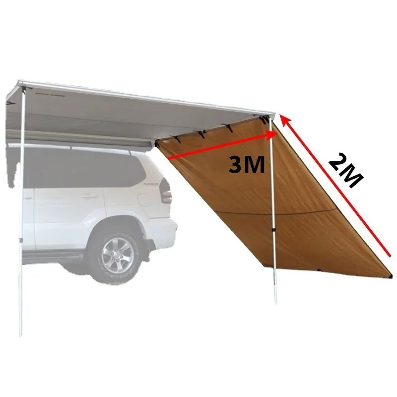 Outdoor car canopy side cloth, car side cloth awning matching windproof and rainproof side cloth to prevent rainstorm