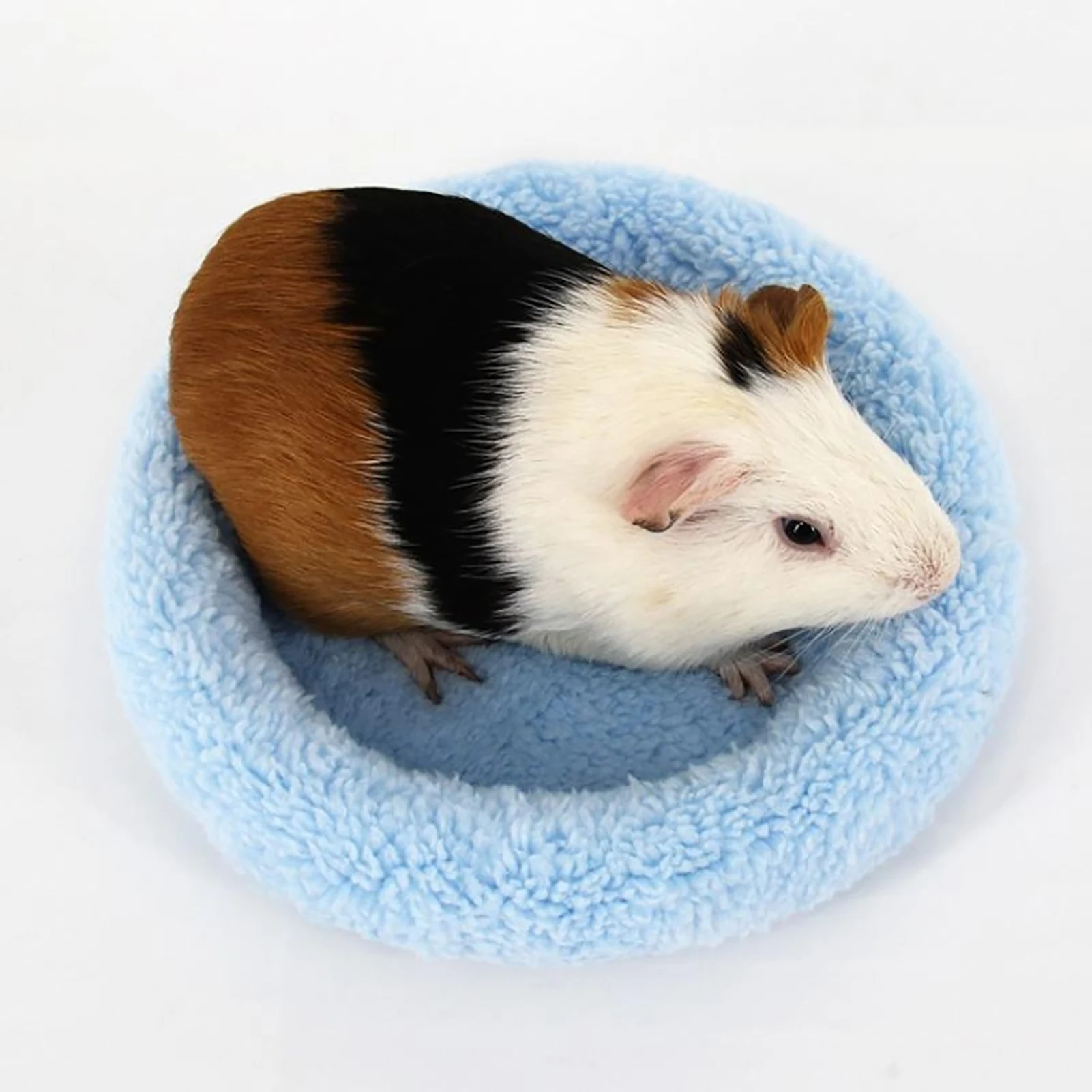 Soft Fleece Hamster Dragon Cat Bed Squirrel Small Animal Warm Cuddle Cushion House Pad