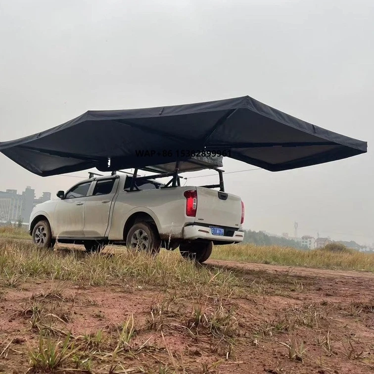 

WILD CLOUD Wholesale 360 Degree Car Side Awning Custom Waterproof Roof Top Tent Soft Shell Car Roof Top Canopy for Camping