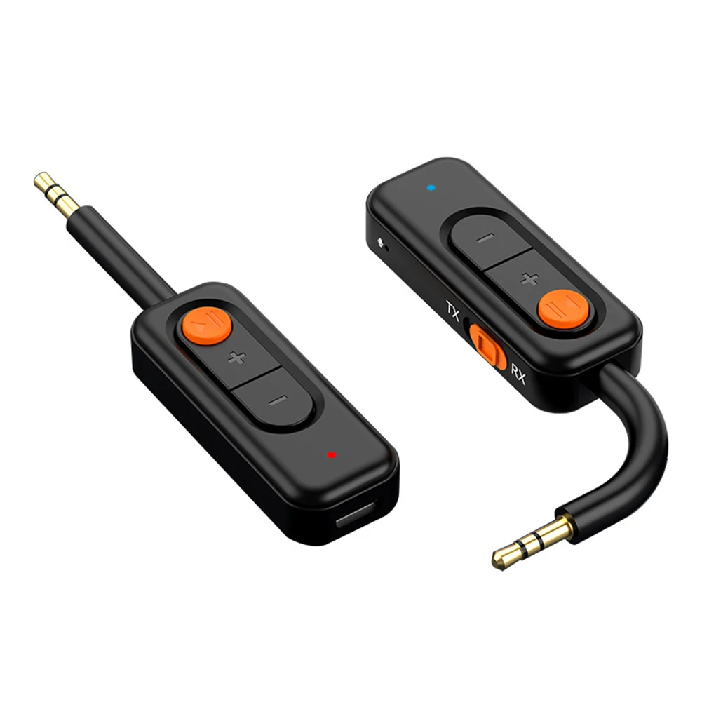 2 In 1 Wireless Audio Transmitter Receiver Bluetooth-Compatible 5.4 Adapter Music Adapter for TV Car Speakers Headphones