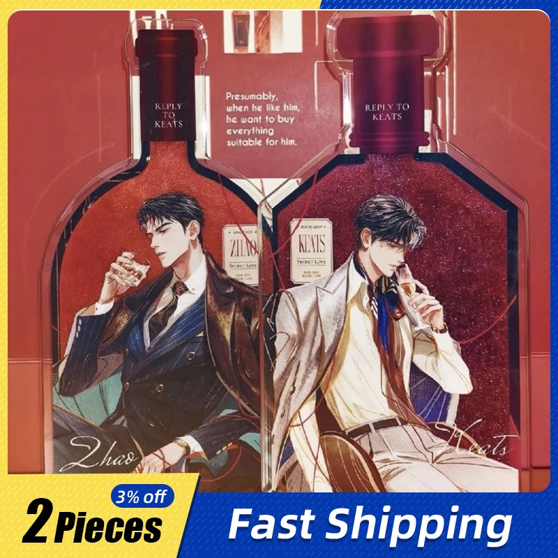 Figura Coleccionable de Acrílico de 10cm/3.93in de la Carta de J.K. Rowling, Figura Creativa de Dibujos Animados para Escritorio