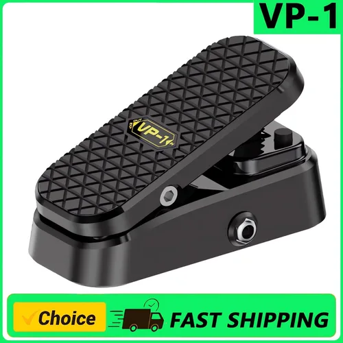Pedal VP-1 Expresión de volumen Pedal 2 en 1 No requiere fuente de alimentación Pies acolchados Sin ruido Control directo preciso del estante