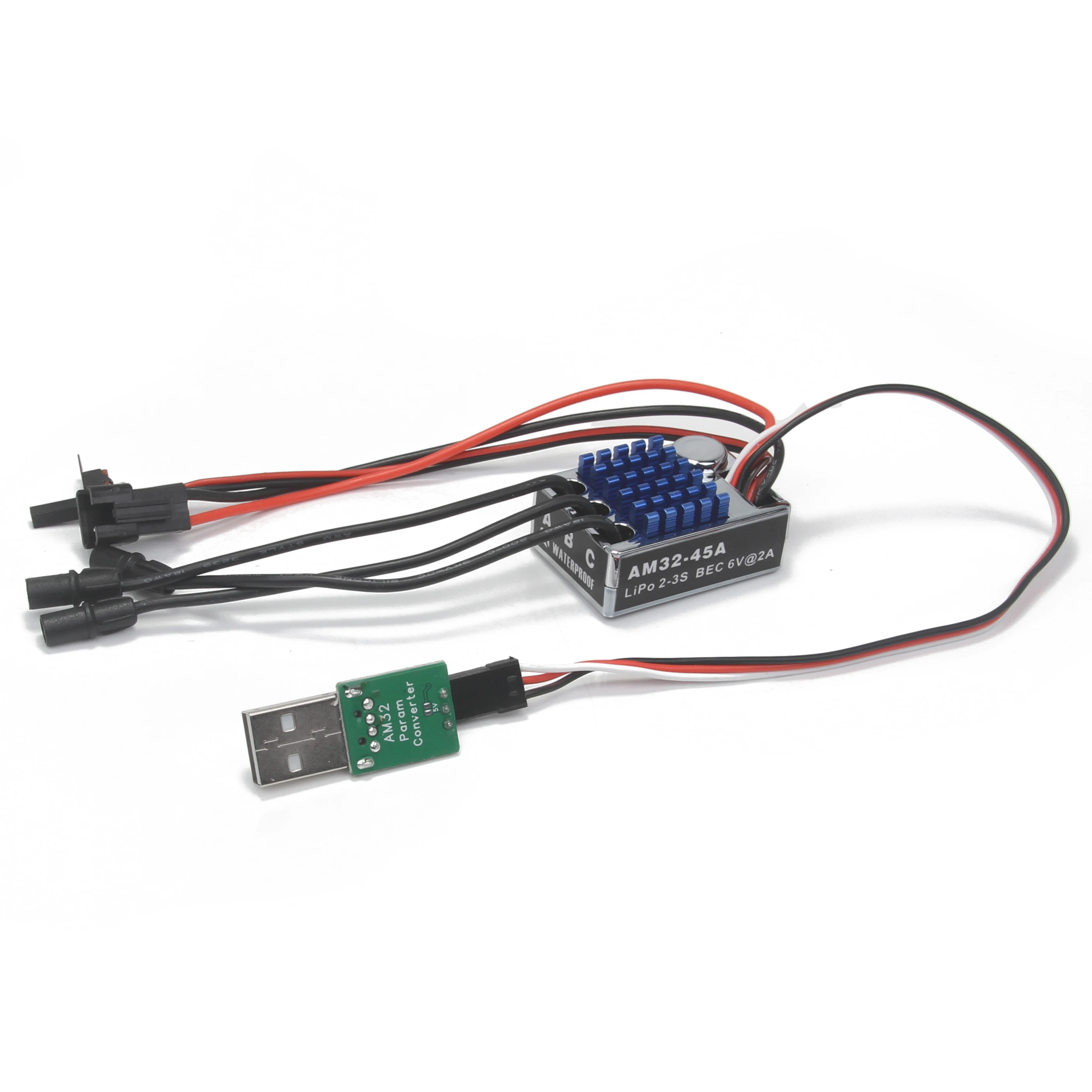 NEEBRC AM32 ESC USB/Type-C Link Programmer Param Adapter for RC Car Truck Crawler Model MN82 MN99S MN168 MN78 TRX4 SCX10 Parts