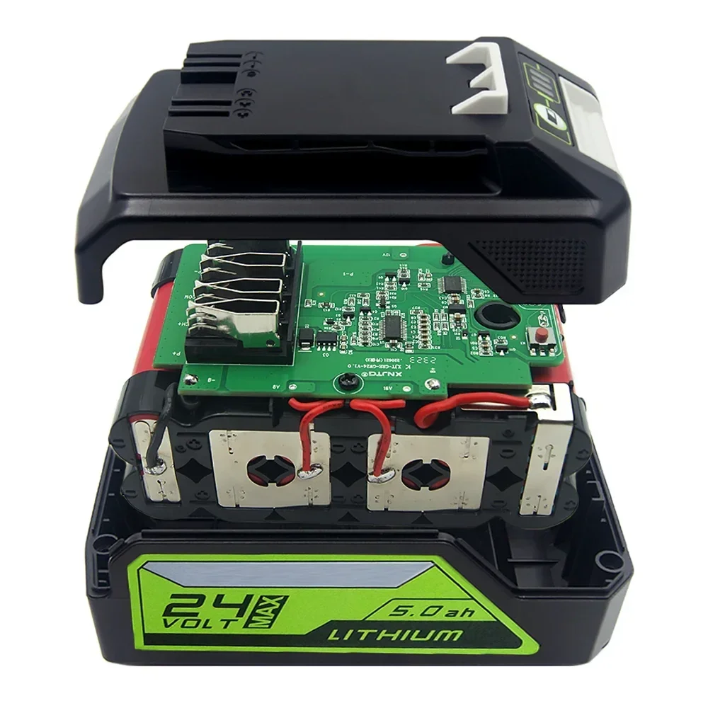 5.0Ah/3.0Ah 24V Li-ion Battery for Greenworks G24B4 Battery 48V 29842 29852 BAG708 BAG711 Cordless Tools 20352 22232 2508302